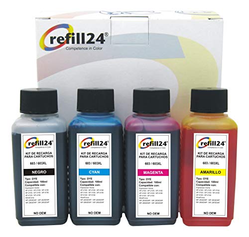 refill24 Encre Compatible pour Cartouches 603/603XL + Encre 400 ML Cover