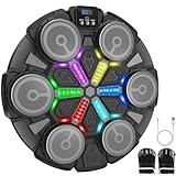 Music Boxing Machine Sport Toys for Kids,3 Modes Wall Mounted Bluetooth Punching Target,Training Pad with Boxing Glove,Cool Toys Christmas Birthday Gifts for 3,4,5,6,7,8,9,10,11+ Year Old Boys Teens