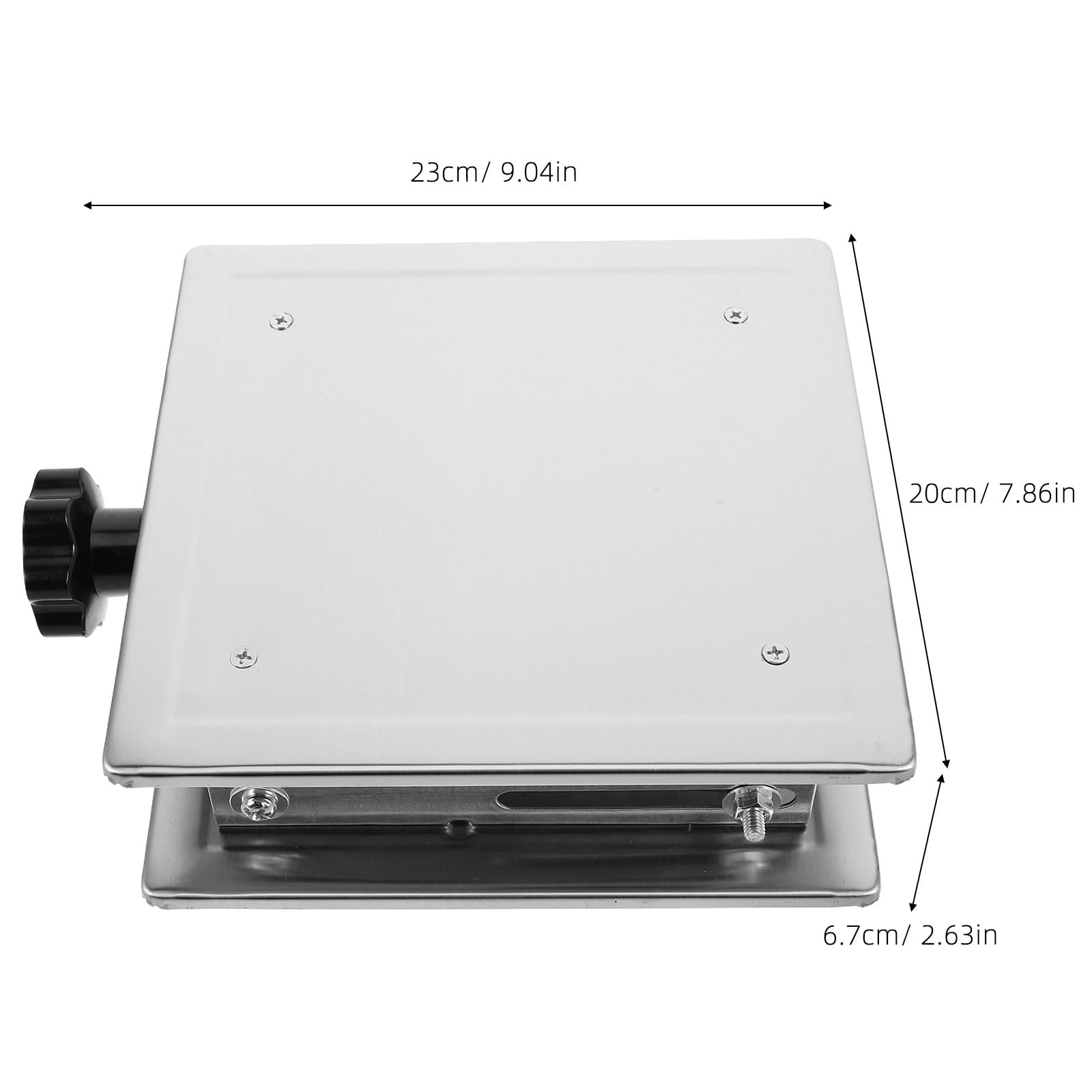 Plataforma de elevación manual, plataforma de trabajo de altura ajustable, soportes de gato de laboratorio de acero inoxidable para soporte equinto