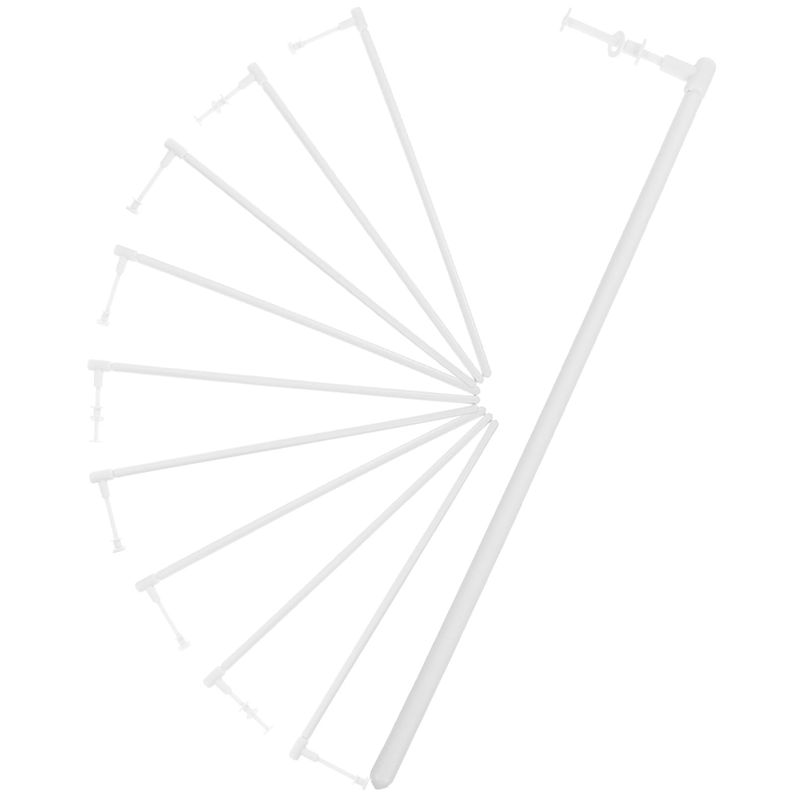 10Piezas Varillas de Molinos de Viento Varillas de Repuesto de Plástico para Hacer Molinetes Accesorios de para Manualidades Decorativas