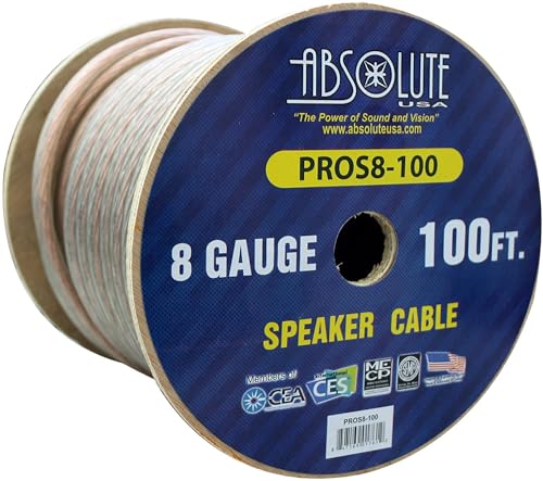 12AWG 4 Conductor Audio Cable CL3, CMR Rated - 500ft White