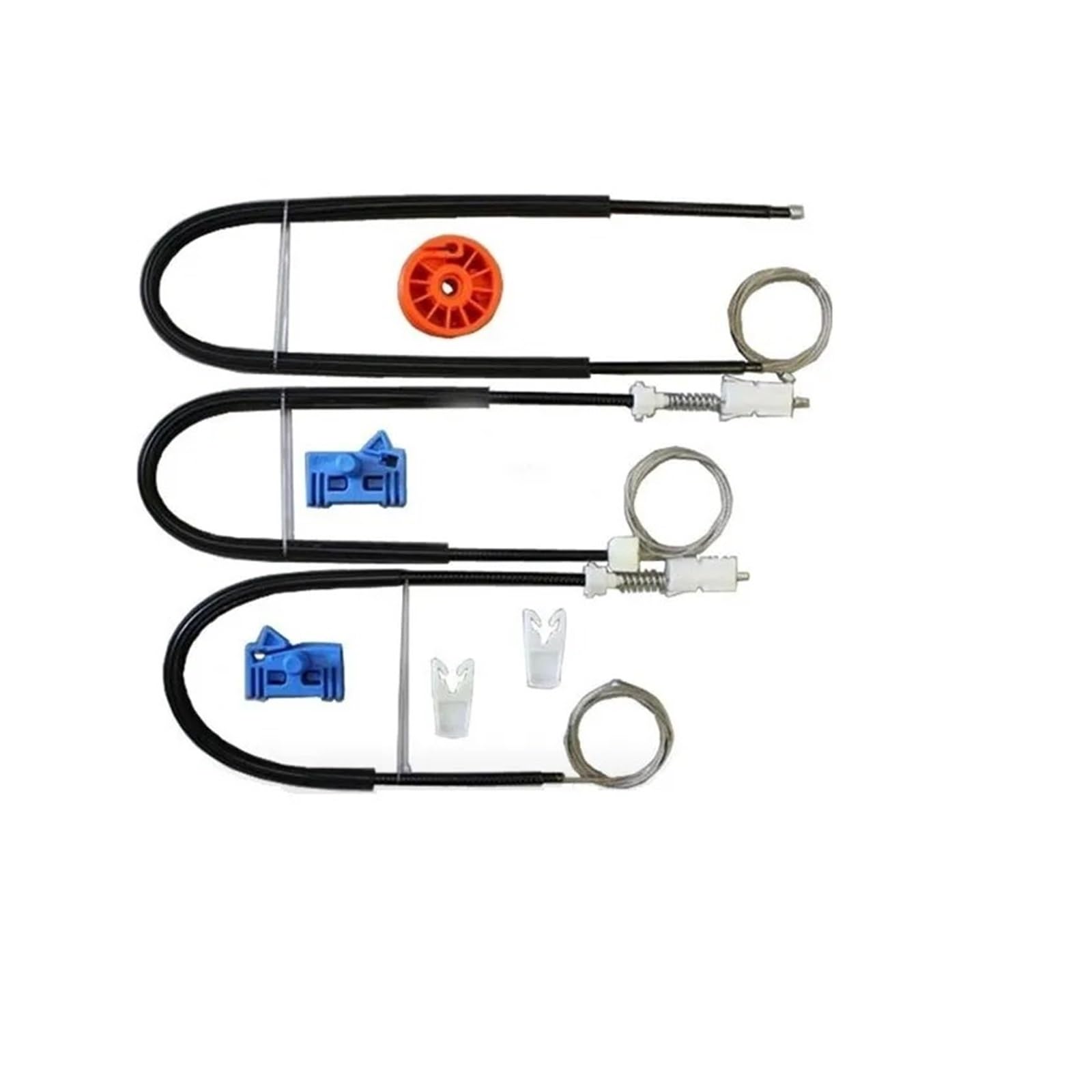 Lhdktee Electric Window Regulator Repair KIT Front Left Side 2001-2007 for Laguna 2 II Car Window Handle