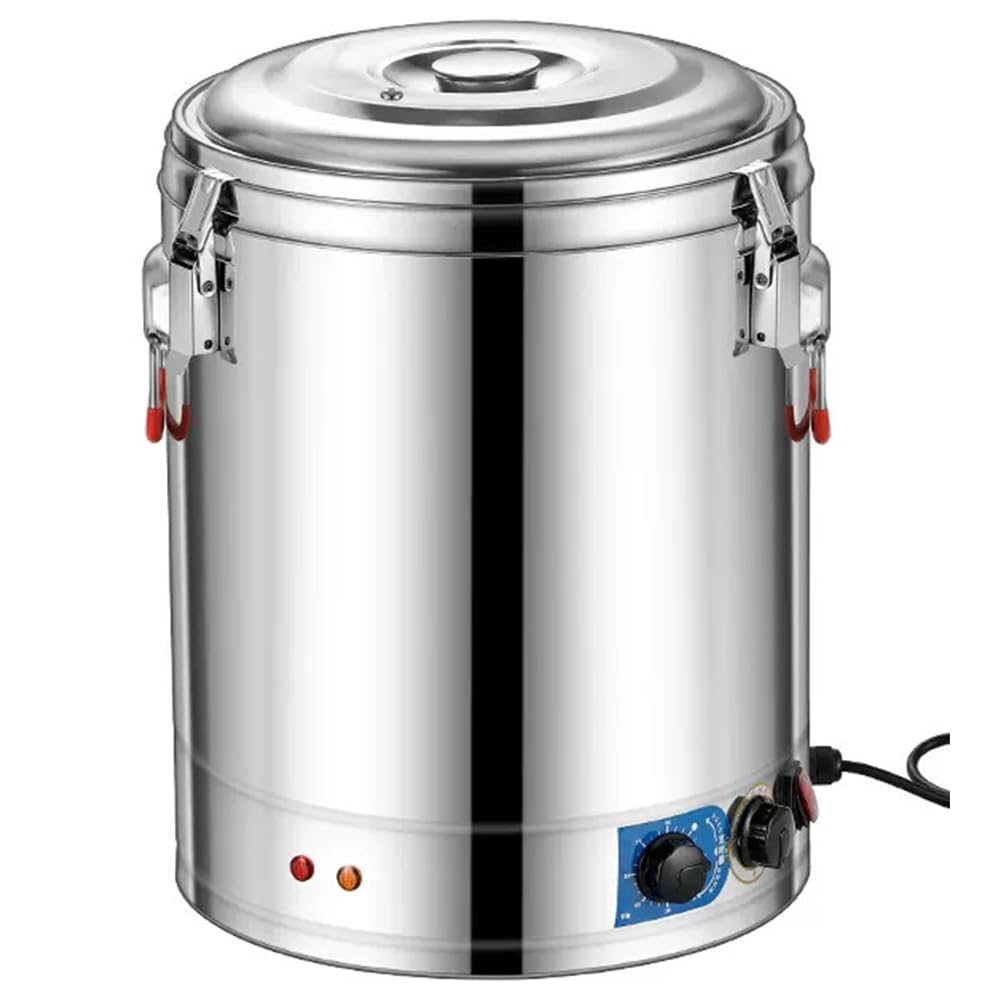 MYUYEE Electric Heat Preservation Bucket,Commercial Cooking Soup Bucket,Stainless Steel Boiling Water Bucket,For Restaurants