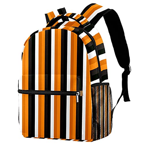 Sac à dos de voyage rayures Halloween parfait pour la rentrée