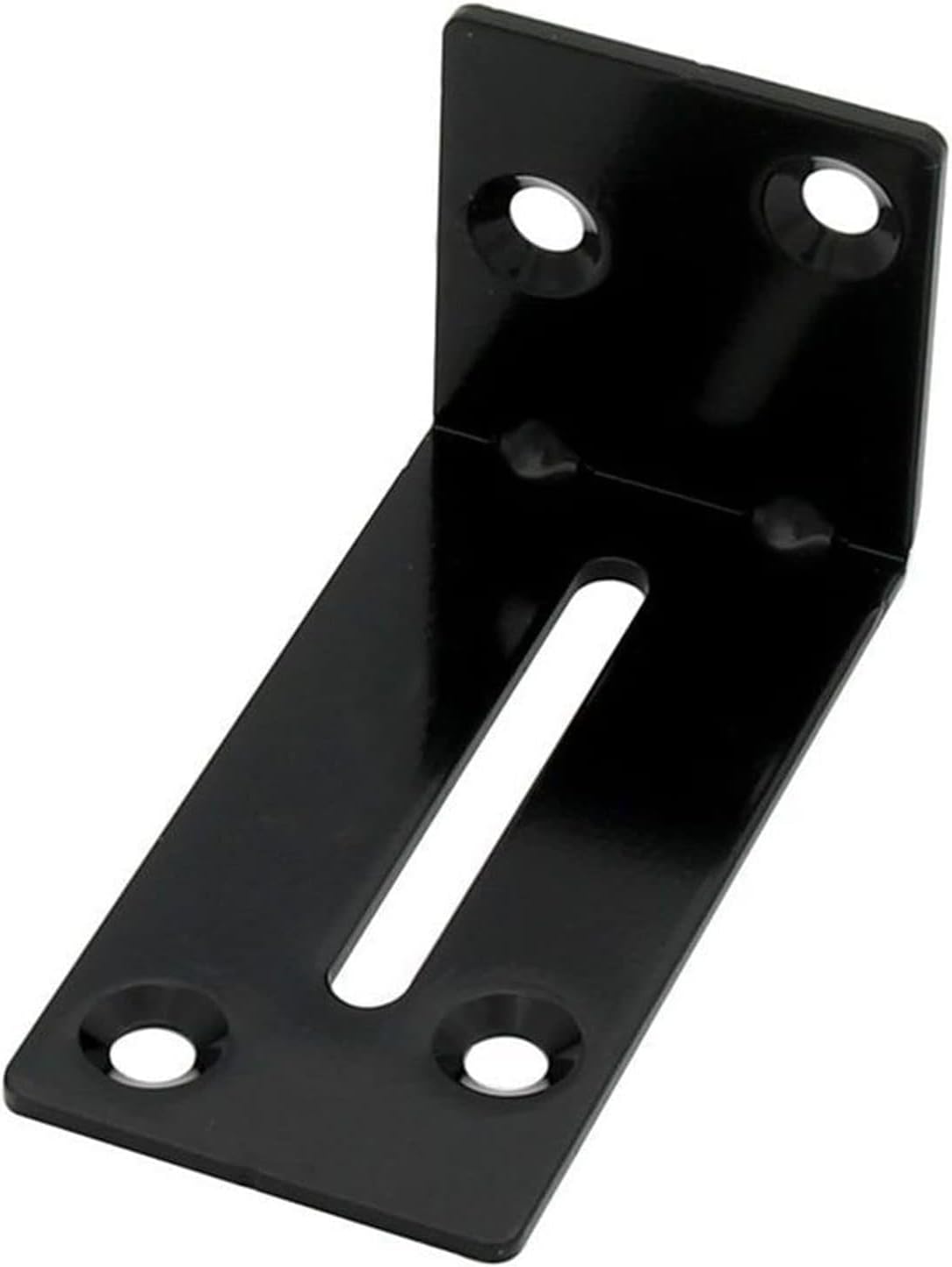 Angle Code, Black Angle Corner 90 Degree L-Shaped Right Angle Code Corner Stand Supporting Furniture Connector Brackets