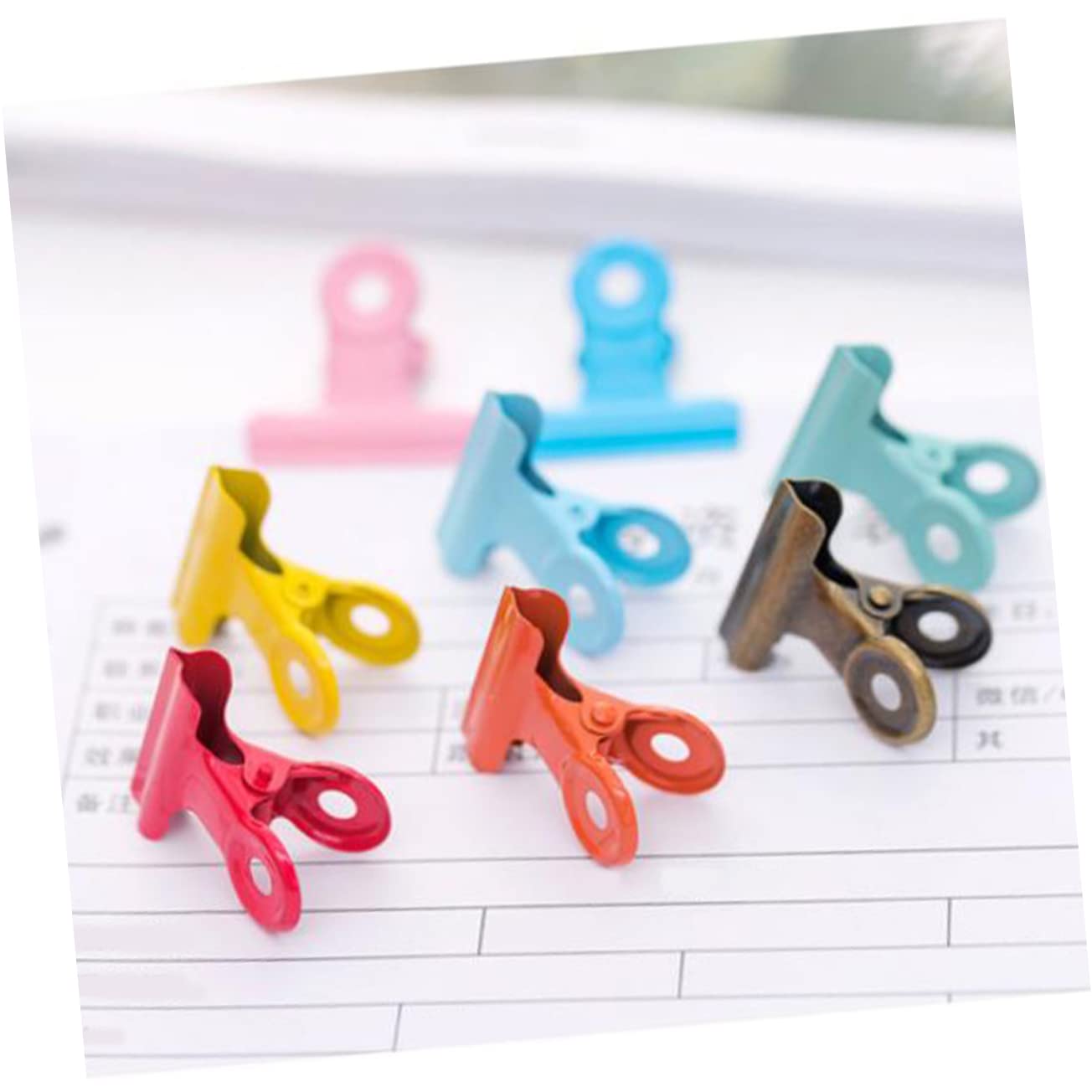 Tofficu 120pezzi Clip Metallo Fermagli Per Ufficio e Scuola Vari Resistenti e Pratici Per Documenti e Organizzazione Teli Ombreggianti