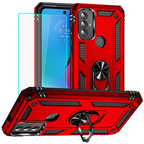 Coque Moto G Play 2023 rouge anti-choc pour éviter les bris d'écran et les chutes de téléphone