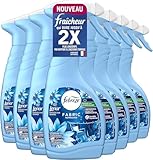 Febreze Spray Désodorisant Textile (500ml x8), Parfum Envolée d'Air de Lenor, Combat Les...