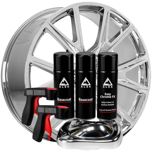 Easy Chrome Genuine Alsa Paint - Spray Chrome - Complete Chrome Kit - Chrome Finish