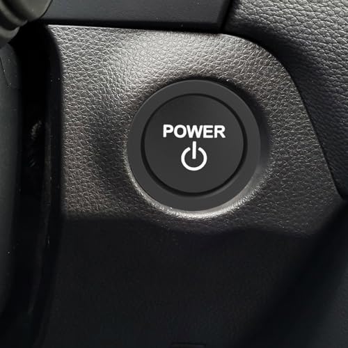 Image of for Toyota RAV4 /RAV4 Hybrid 2023 2024 2025 air Conditioning knob Cover, Start Button Cover Decorative Ring, Volume, Aluminum Alloy Decoration (RAV4 Hybrid, Black)