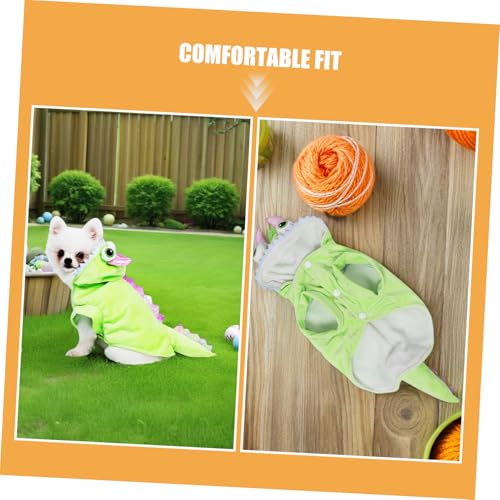Disfraz Dinosaurio para Perro Pequeño con Capucha miniatura 7