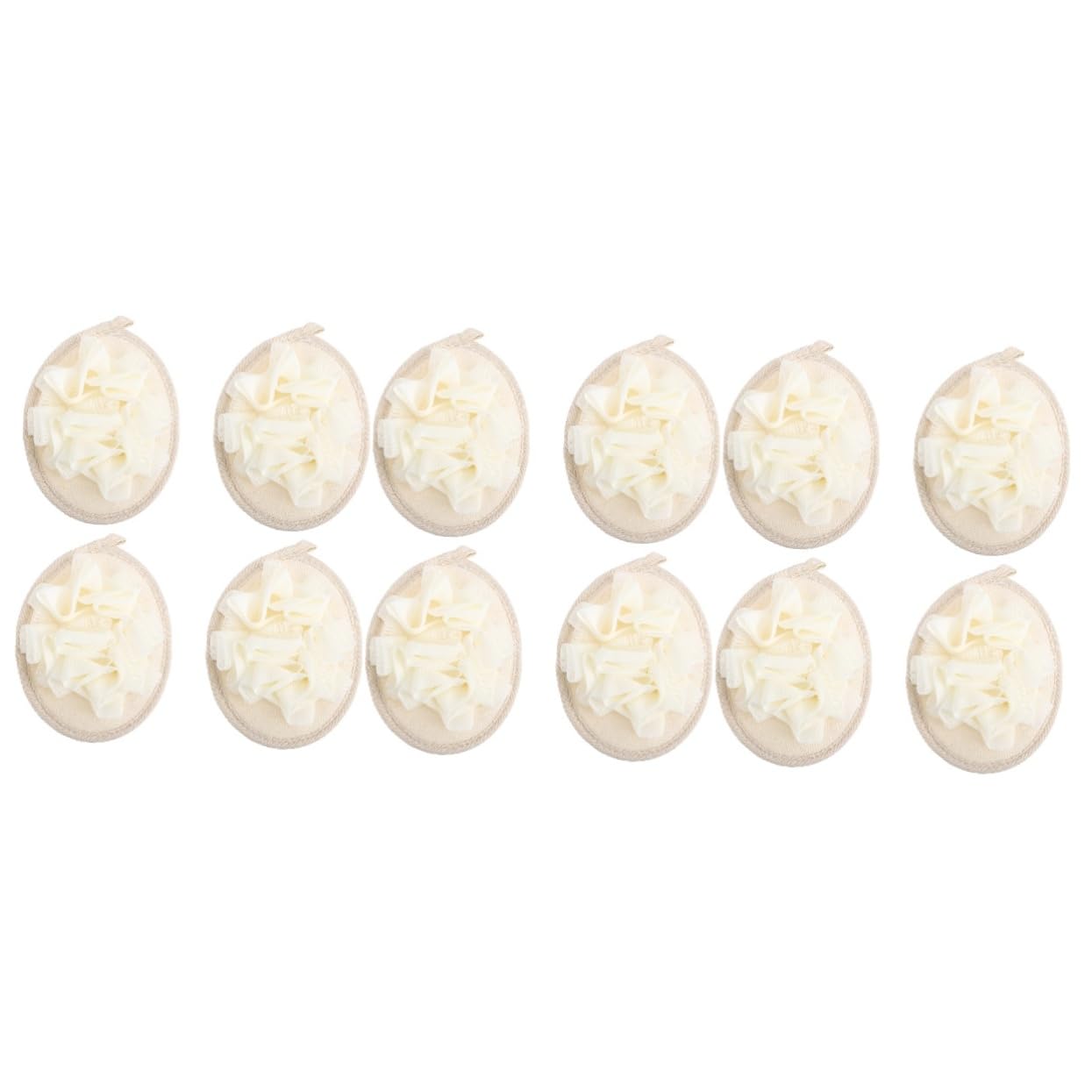 Beavorty 12piezas Esponjas De De Malla Para Exfoliación Corporal Accesorios De Baño Para Hogar y Viajes