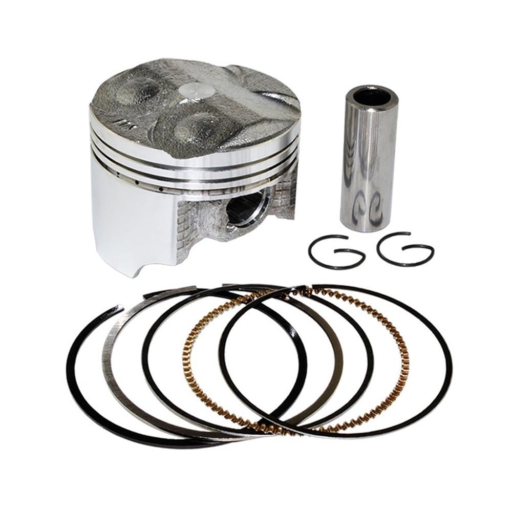 pist. Kit di 4 fasce elastiche for cilindro moto da 55 a 56,5 mm, adatte for VFR400 VFR 21 24 30 NC30 RVF35 NC35 .(4pcs assemby 55.75mm)