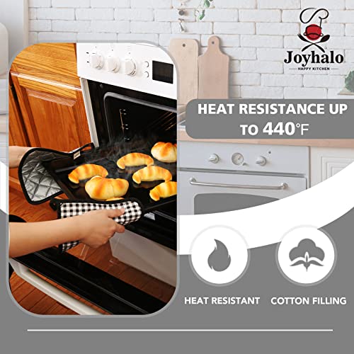 Joyhalo-4-Pack-Buffalo-Plaid-Christmas-Pot-Holders-for-Kitchen-Heat-Resistant-Pot-Holders-Sets-Oven-Hot-Pads-for-Cooking-Baking-Black Joyhalo 4 Pack Buffalo Plaid Christmas Pot Holders for Kitchen Heat Resistant Pot Holders Sets Oven Hot Pads for Cooking Baking Black