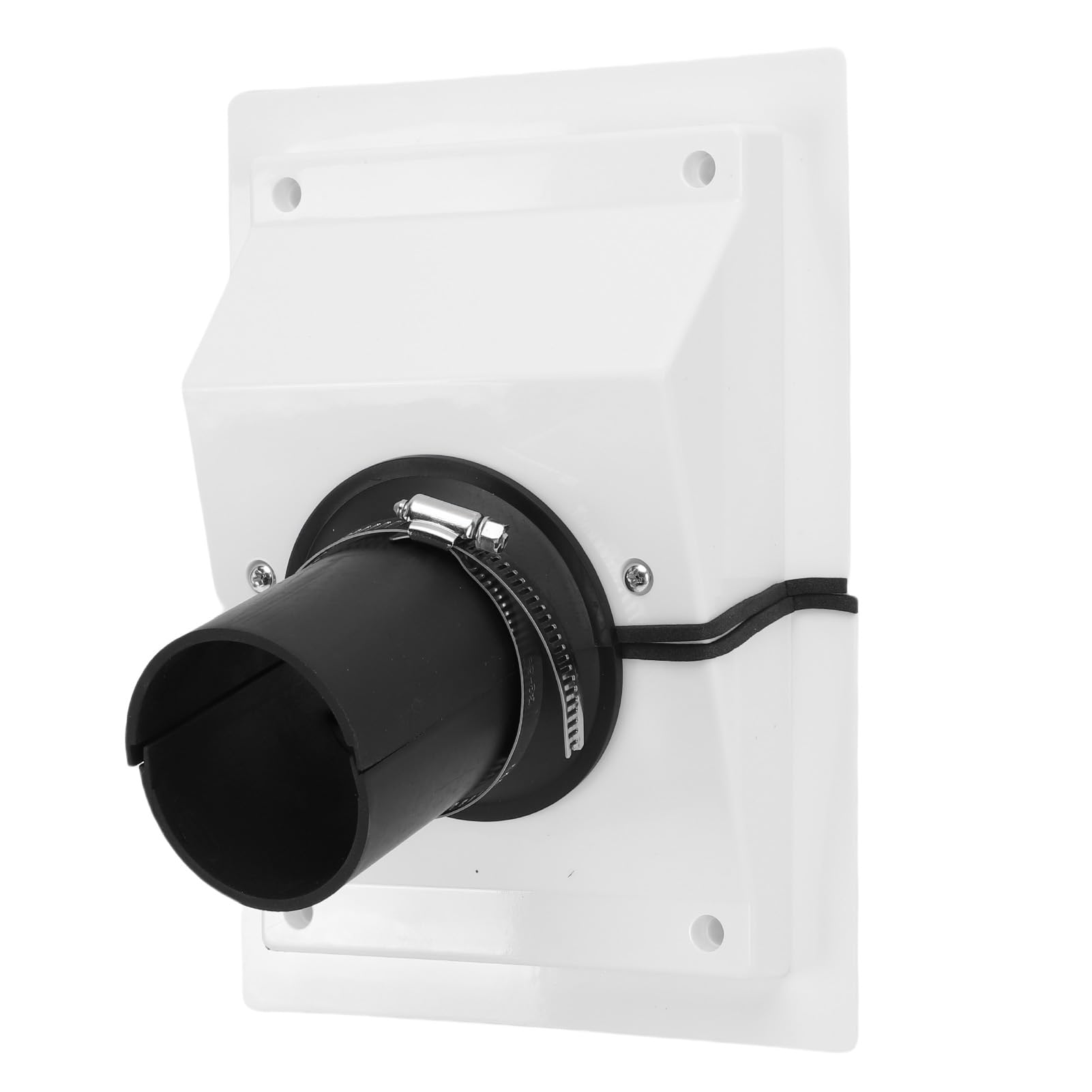 Generic Zestaw Przewodów Penetracyjnych HVAC Zestaw Osłon Czyste, Schludne ściany do Mini Klimatyzatorów Split Systemy Bezkanałowe Plastik 9,06x6,69 Cala (WHITE)