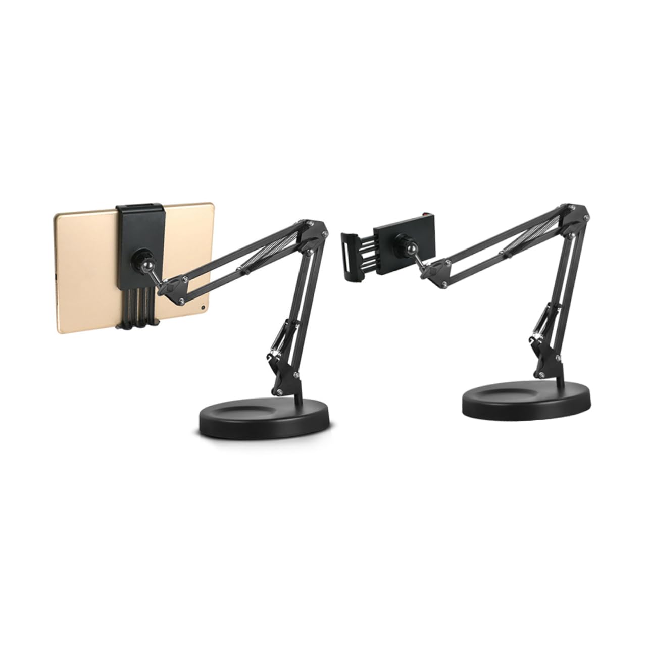 CHILDWEET Soporte De Suspensión para Teléfono Móvil y Tablet con Base Metálica y Clip para Escritorio y Cama Compatible con iPad y Smartphones