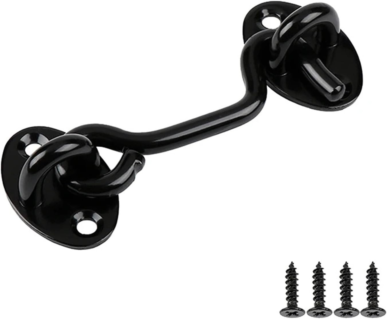 Durability 10Pcs Stainless Steel Cabin Hook Eye Shed Gate Door Latch Silent Holder Window Lock and