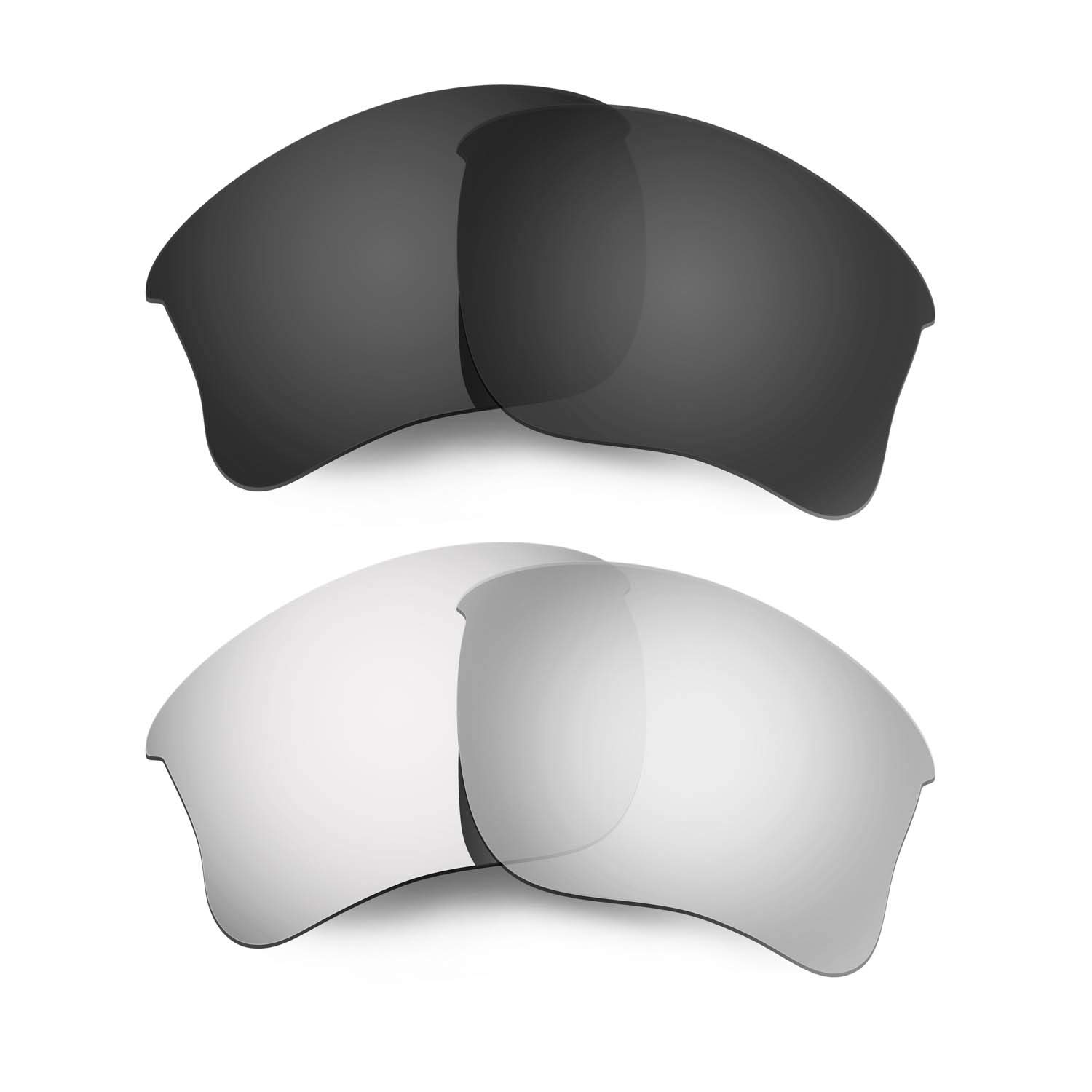 Lentes polarizadas titanio compatibles con Oakley Flak Jacket XLJ antideslumbramiento 8