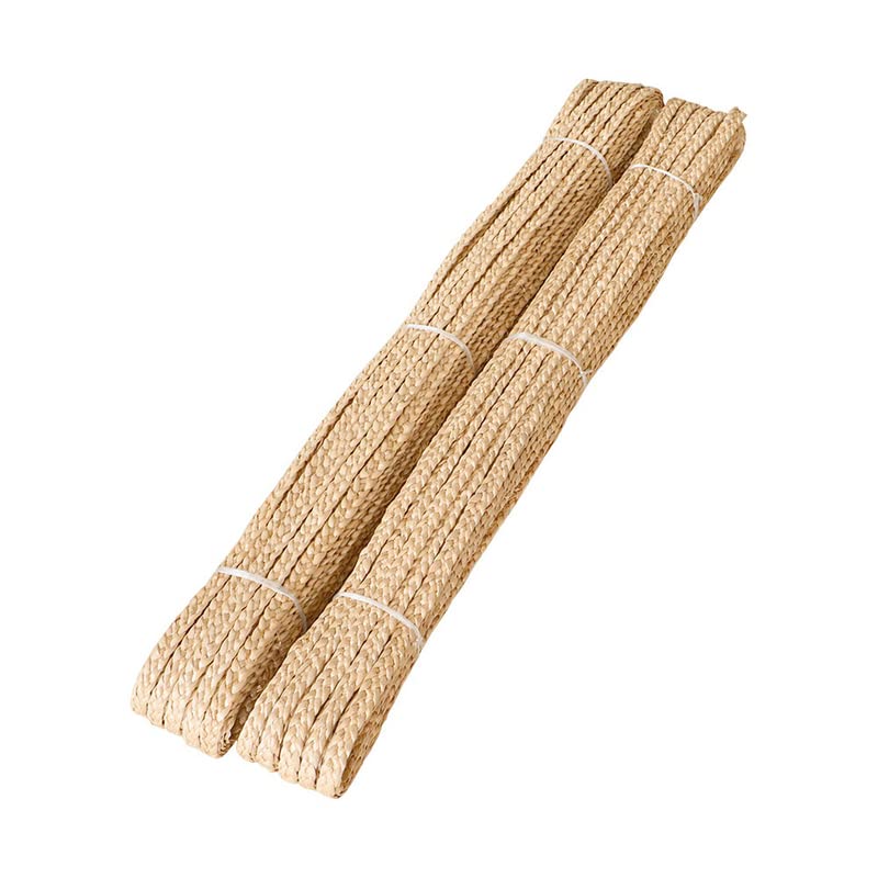 Typha - Corda di paglia per piante, 45 metri, fatta a mano, in rattan, per fai da te, decorazione per casa, sedia, cestino, tavolo (larghezza 0,9-1,1 cm)
