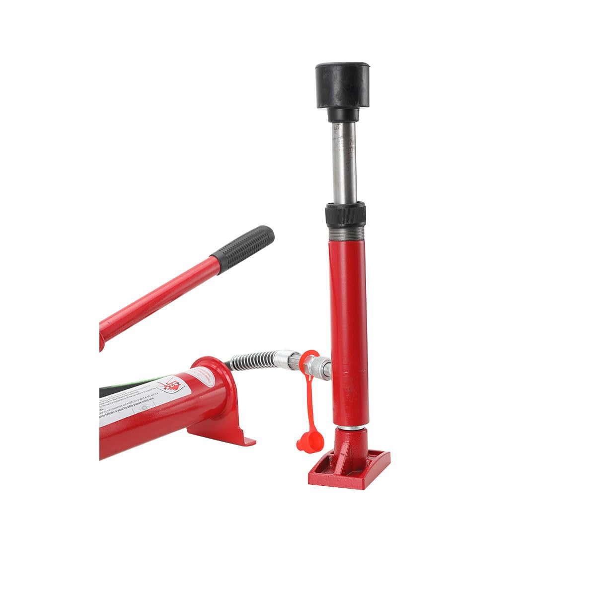 Kit di Martinetto Idraulico da 4 Tonnellate con Martinetto Idraulico e Separatore 1/2T, Pompa Manuale ad Alta Efficienza, Robusta Valigetta HDPE, Perfetto per Riparazioni Auto e Cantieri
