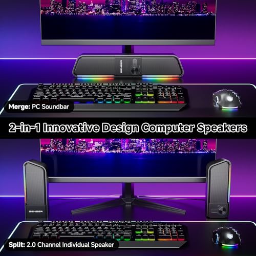 SENZER CS20 2 in 1 Bluetooth Computer Speakers の商品画像 1