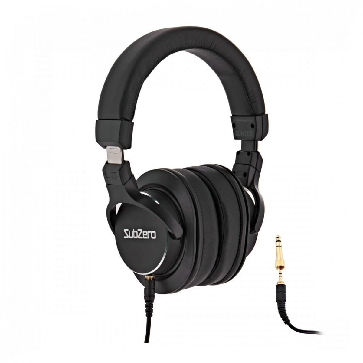 SUBZERO DJH-200 Professioneller DJ-Kopfhörer mit Kabel Over-Ear