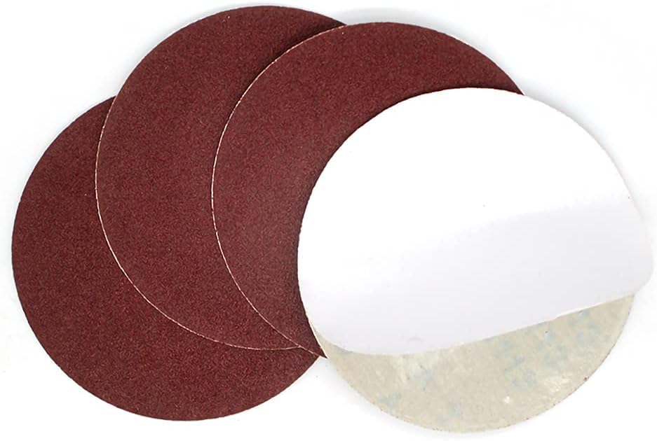 Discos de lija autoadhesivos, grano de papel de lija de 5 pulgadas 80-2000, almohadilla trasera de pegamento, 5 unidades, grano 400