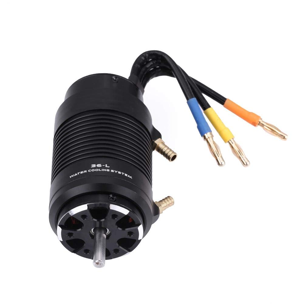 RC Motor, 3680 1800KV Motor mit RM7258 Wasserkühlung Jack Combo Teil Zubehör für 100cm RC Boot Haltbarkeit Hochtemperaturbeständigkeit