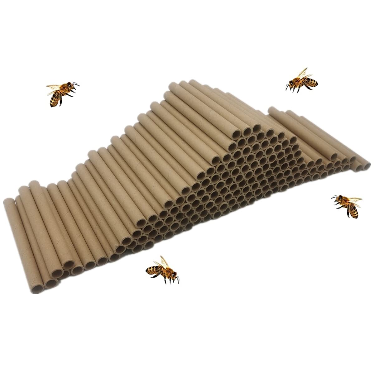 Buy NY 150 Pieces Mason Bee Tubes 6 Inches Outdoor Bee Cardboard Tubes