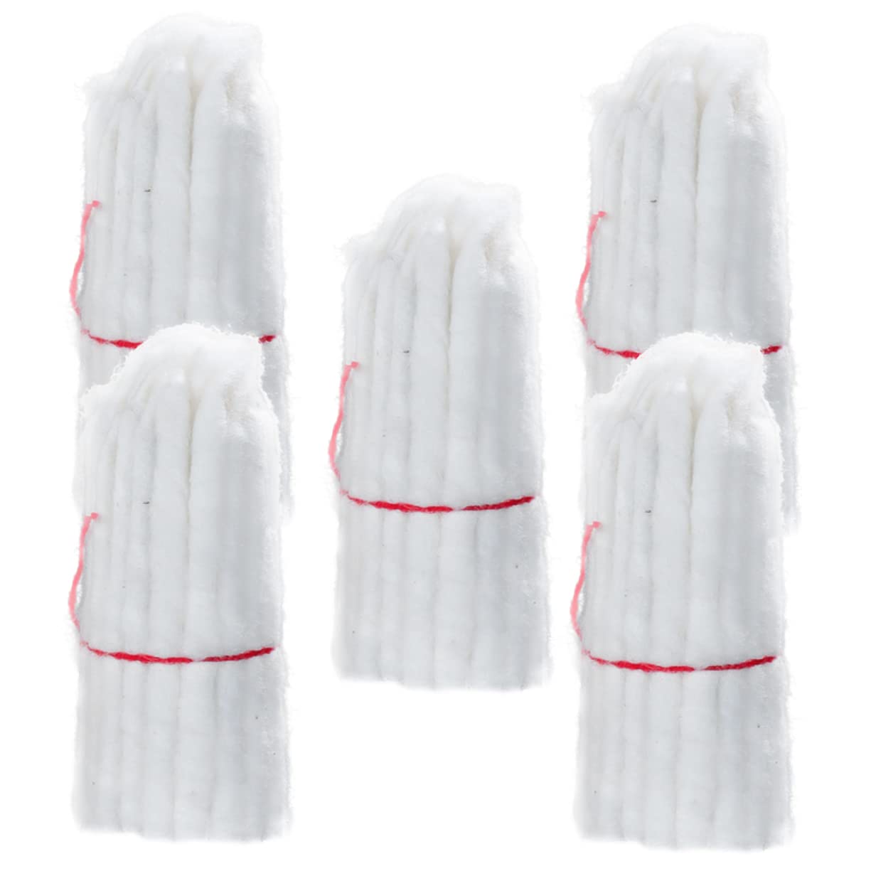 VILLCASE Candele Religiose Ad Olio 25 Pezzi Ghee Stoppini in Cotone Stoppini Per Per Candele Per Esperimenti Sicuri Per Produzione e Olio Cotone