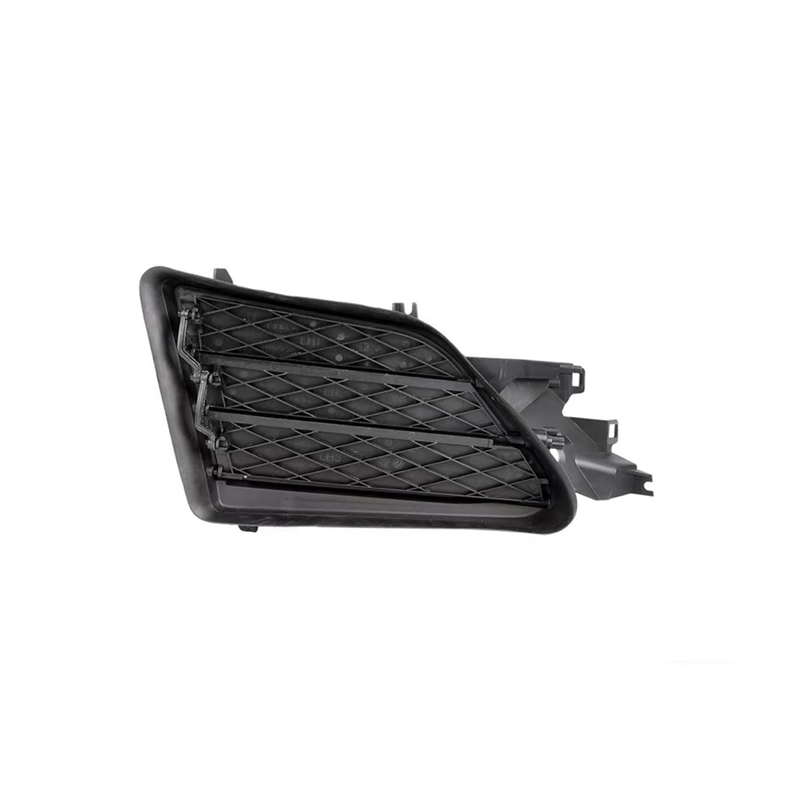 Rejilla parachoques lateral y carcasa faro antiniebla para Tesla Model S 2016-2020 4