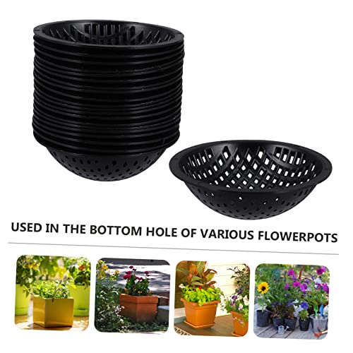 YARNOW 60 Stuks Grond Met Gaas Plastic Bonsai Pad Laten Stromen Ademende Vorm Cm Gaas Potschermen Bloem Weg Pakkingen… - Afbeelding 6