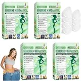28 Pièces 10 en 1 Moringa Berberine Patch Minceur Nano Microneedle Patchs Minceur Naturel Idéal pour Homme et Femme (4 Boîtes)