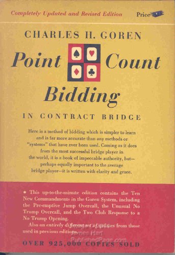 Point count bidding in contract Bridge B000RAUNMI Book Cover