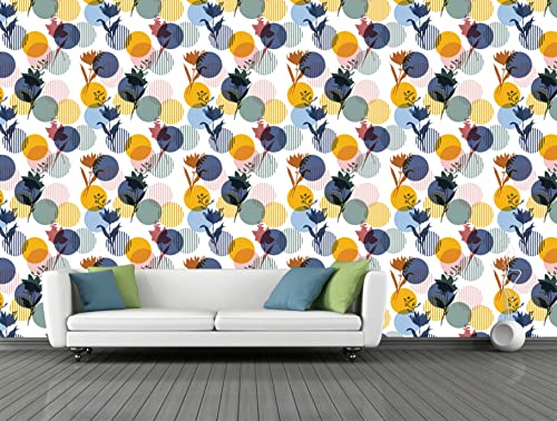 Image of CABANA HOMES Wall Stickers DIY 3D Wallpaper for Living Room (45 x 125 cm, 1 Roll) (6 sq. ft) Decorative Self Adhesive Decals Bedroom, Furniture, Home Decor, White