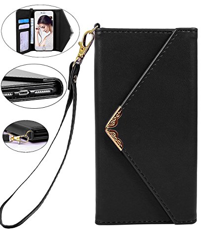 Crosspace iPhone 8 Plus Case, iPhone 7 Plus Wallet Case, Envelope Flip Handbag