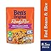 BEN'S ORIGINAL Ready Rice Red Beans and Rice, Easy Flavored Rice Dinner Side, 8.5 oz Pouch (Pack of 12)