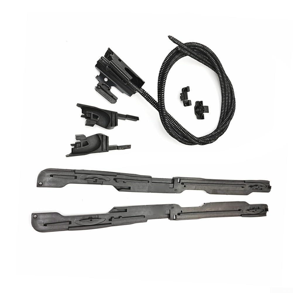Kit de câble de réparation de toit ouvrant, compatible avec Mini compatible avec Cooper F54 F55 F56 F60 F65 F66, OEM 54107379624, pièces de fixation de toit ouvrant en métal ABS noir