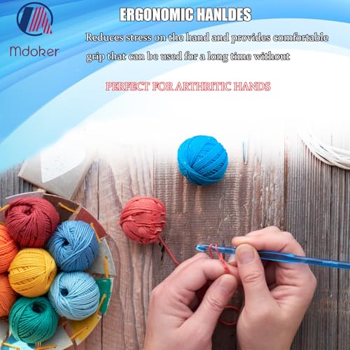 Mdoker 002 25Mm Large Crochet Hook,Big Crochet Hooks For Chunky Yarn,Ergonomic Giant Crochet Hooks,Huge Crochet Hooks thumb #5