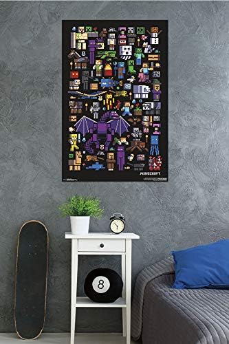 Trends International Minecraft - Mobbery Wall Poster, 22.375" x 34", Unframed Version