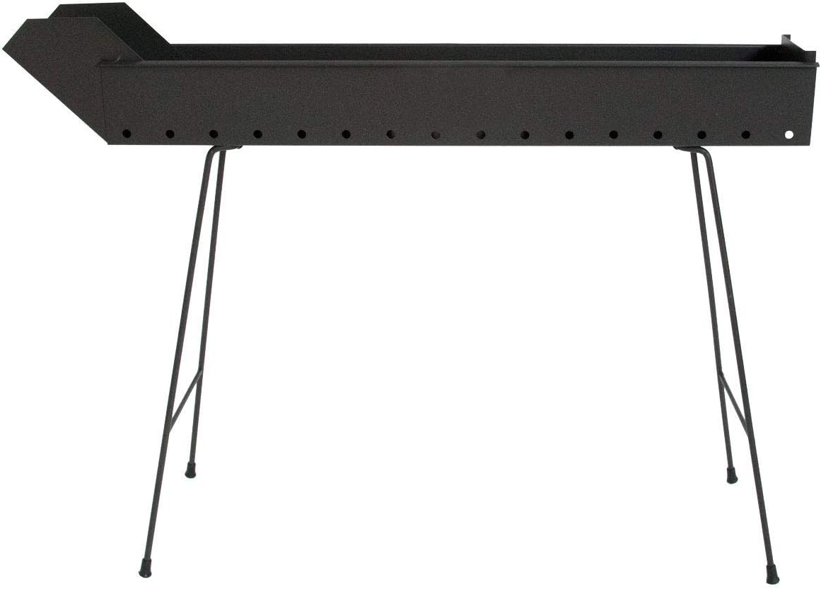Cruccolini BA14 Barbecue Arrosticini a Carbone, Nero, 92x13x69 cm Cruccolini BA14 Barbecue Arrosticini a Carbone, Nero, 92x13x69 cm