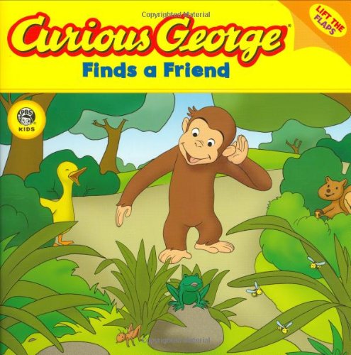 Curious George Finds a Friend (CGTV Lift-the-Flap 8x8) | Amazon.com.br