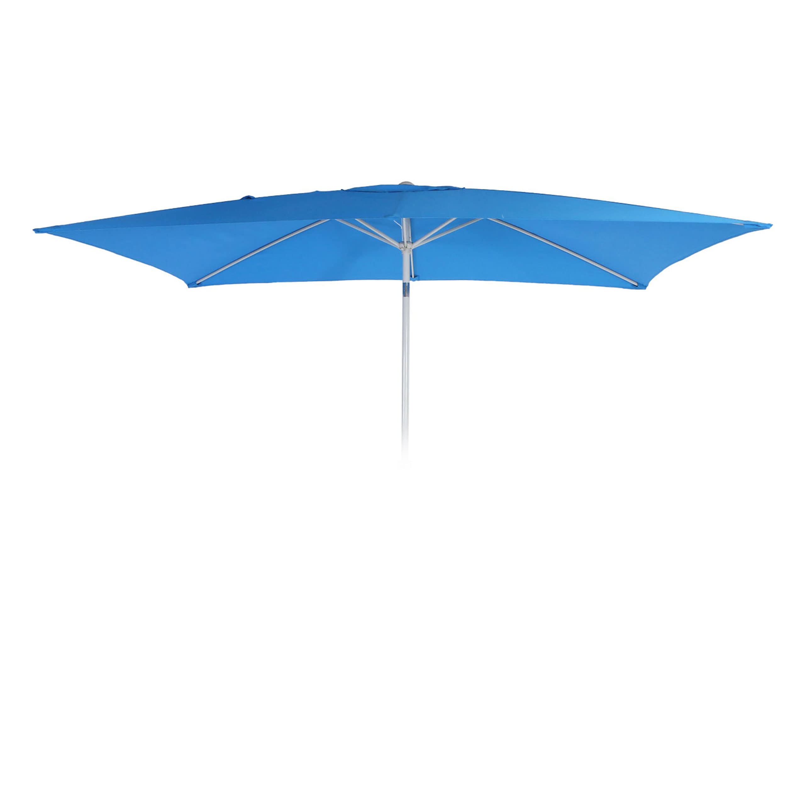 Mendler Toile de Rechange pour Parasol N23, Toile de Rechange pour Parasol, 2x3m rectangulaire Tissu/Textile 4,5kg UV 50+ - Bleu