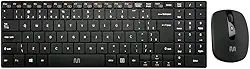 Kit Teclado e Mouse sem Fio Slim Multi conexão USB Preto - TC202