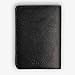 PEGAI Passport Holder for Travel | Passport Case, Personalized Full-Grain Handmade Leather Passport Wallet | Travel Essentials for Women, Passport Cover for Men, Family | Diplomat (Black)