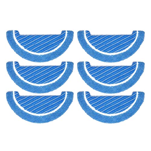 FFYan Almohadilla de repuesto Para fregona de 6 piezas, compatible con la línea de accesorios de aspiradora robótica para el kit de inserción de fregona Conga 1090 Cover