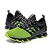 TSIODFO Sneakers for Men Sport Running Shoes Athletic Tennis Walking Shoes Fashion Jogging Sneaker Black Green Youth Boys Size 7