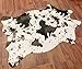 IMQOQ - Alfombra de piel de vaca sintética para salón, dormitorio, etc....