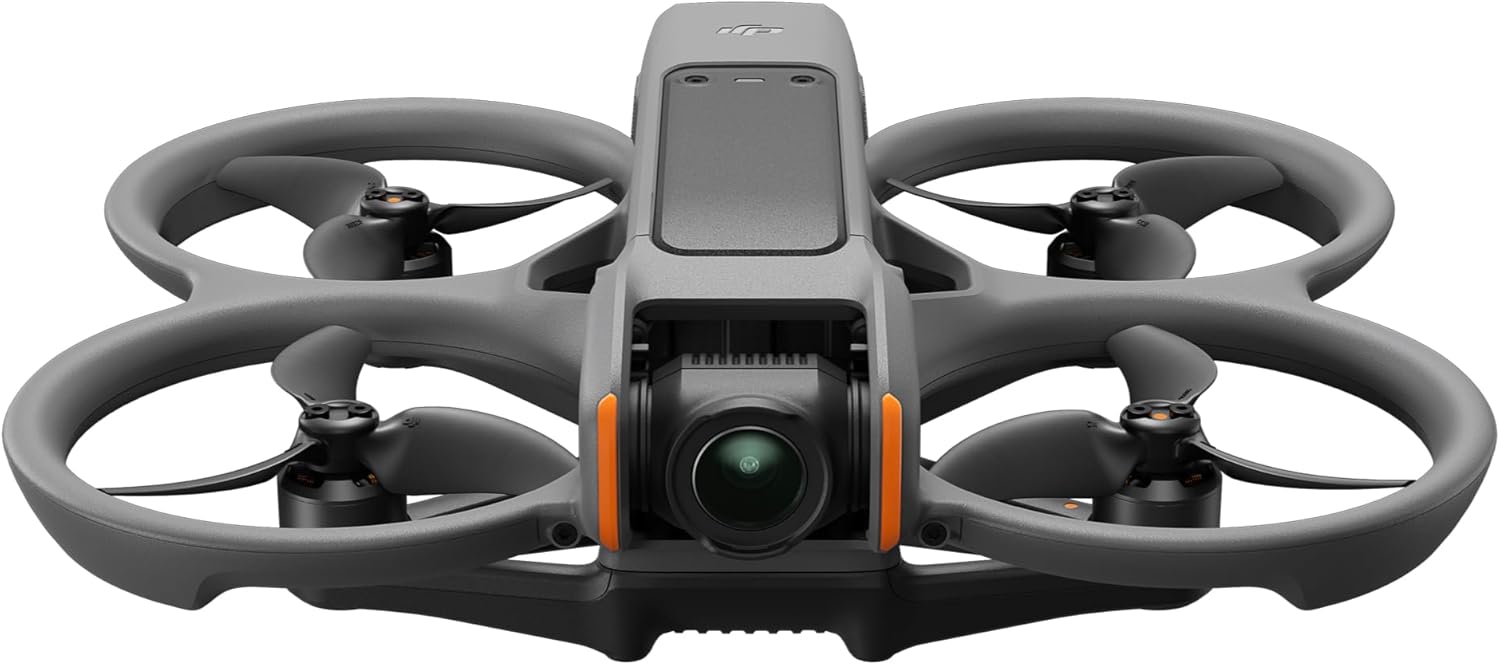 DJI Avata 2 (drone singolo), Drone FPV con fotocamera 4K, Voli immersivi, Paraeliche integrati, 360 semplificati, FOV da 155°, Compatibile con RC Motion 3, Drone con fotocamera per contenuti in POV‌