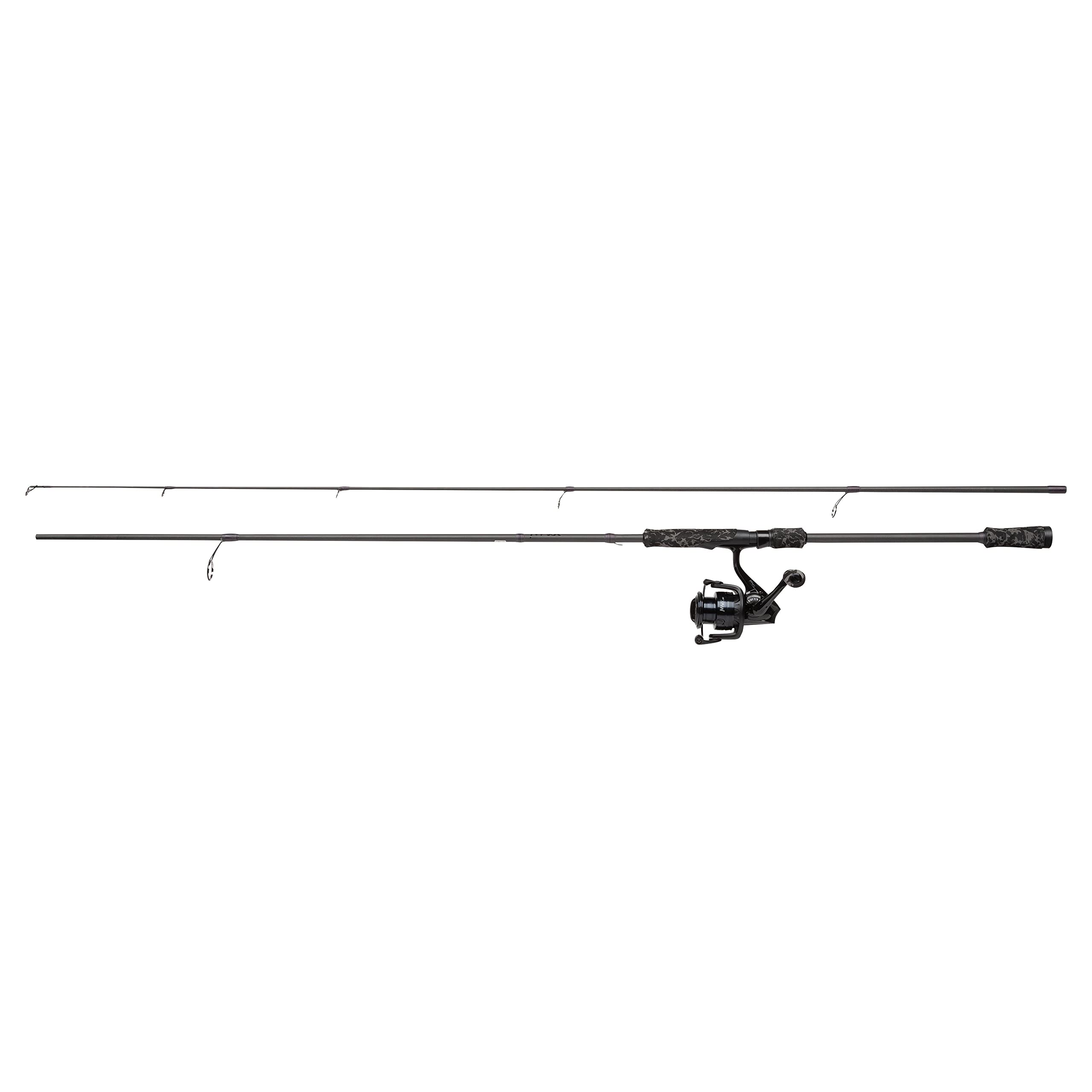 Abu Garcia MAX X BLACK OPS Lure Fishing Spinning Combo, Fishing Rod and Reel Combo, Spinning Combos, Predator Fishing,Pike/Perch/Zander, Unisex, Black, 2.44m | 10-30g